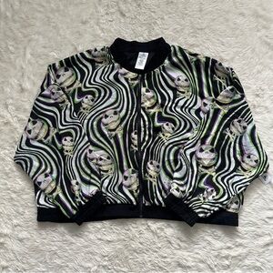 Disney Jack Skellington Bomber Jacket The Nightmare Before Christmas Sz 2X NWT
